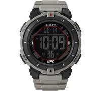 Timex Reloj UFC Rumble de 50 mm para Hombre, Correa Negra, Esfera Digital, Caja Negra, Bronceado/Digital/Negro, Pulsera