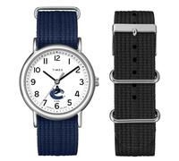 Timex - Reloj unisex Weekender Box Set de 38 mm - Vancouver Canucks, Azul