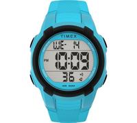 Timex Sport - Reloj Unisex de 40 mm, Correa de PU Azul, Esfera Digital, Caja Azul TW5M62900