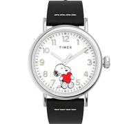 Timex Standard x Peanuts con Snoopy Día de San Valentín TW2U72200, Negro, Clásico