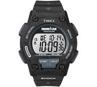 Timex T5K196SU Timex Ironman T5K196 - Reloj Digital de Cuarzo para Hombre, Correa de Goma Color Negro (Alarma, Registro de Vueltas, luz, cronómetro)