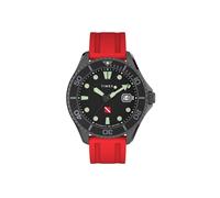 Timex Tiburón Reloj Automático Hombre con Correa de Caucho Sintético TW2W21000