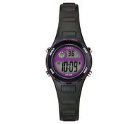 Timex Time Machines Reloj para niño, Correa de Resina Negra, Esfera Digital, Caja Negra, 27 mm, TW2W92300