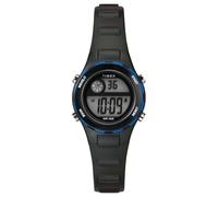 Timex Time Machines Reloj para niño, Correa de Resina Negra, Esfera Digital, Caja Negra, 27 mm, TW2W92400