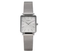 Timex Transcend - Reloj para mujer, 22 mm, triple tono plateado