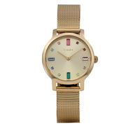 Timex Transcend - Reloj para mujer, 31 mm, triple tono dorado
