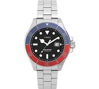 Timex Reloj mecánico Expedition North TW2V64200 36mm esfera negra correa liberación rápida marrón