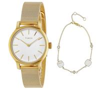Timex Trend Transcend TWG063900 - Reloj para mujer, color dorado y blanco