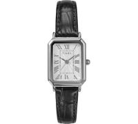 Timex Trend TW2Y00900 - Reloj para Mujer, Correa de Piel marrón, Esfera Blanca, Caja Dorada