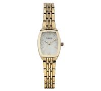 Timex Trend TW2Y22400 - Reloj de Mujer 21 mm, Correa metálica de aleación en Tono Dorado, Esfera de nácar y Caja en Tono Dorado