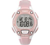 Timex Triathlon Classic TW5M67700 - Reloj Unisex de 34 mm, Correa Rosa de Poliuretano, Esfera Digital y Caja Gris