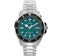 Timex TW2V91900 - Reloj analógico de Cuarzo para Hombre con Correa de Acero Inoxidable, Plata, TW2V91900-AMZUK