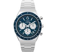 Timex Reloj de hombre Q TW2W51600 Cronógrafo Acero inoxidable Azul