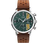 Timex Marlin Chronograph Tachymeter 40mm Reloj con correa de cuero TW2W99100