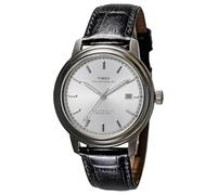 TIMEX TW2Y22900 Reloj para hombre, Timex, Waterbury, cuerda automática, resistente al agua hasta 50 m, cristal mineral, esfera plateada, acero inoxidable, plateado