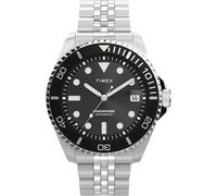 Timex TW2Y50900 Harborside - Reloj automático de Pulsera de Acero Inoxidable de 40 mm para Hombre