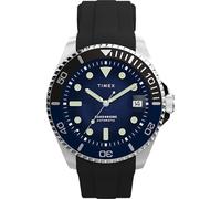 Timex TW2Y51000 Harborside - Reloj automático con Correa de Silicona de 40 mm para Hombre