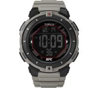 Timex UFC Rumble - Reloj para hombre de 50 mm, pulsera en color cuero, esfera digital, caja negra TW5M59700