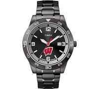 Timex University of Wisconsin Badgers Men's Black Acclaim Watch