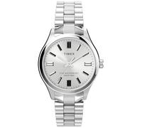 Timex Waterbury Tradicional (34 Mm) Esfera Plateada/Brazalete De Acero