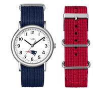 Timex Weekender Box - Reloj unisex de 38 mm, diseño de New England Patriots, Azul