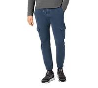 Timezone Brooklyntz Regular Pantalón de Vestir, Negro (Total Eclipse), 32W x 32L para Hombre