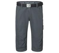 Timezone Fine men's capri pants with belt 3/4 chino with pattern and side pocket