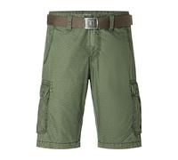 Timezone men's fine cargo shorts with belt Chino Bermuda pants