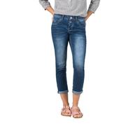 Timezone NALITZ W24-W33 - Vaqueros Ajustados para Mujer, 7/8, Cintura Media, Corte Ajustado, Color Azul, 6442 Brisk Blue Wash, 24W