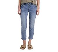 Timezone NALITZ W24-W33 - Vaqueros Ajustados para Mujer, 7/8, Cintura Media, Corte Ajustado, Color Azul, T1 70080.3014-31-6441 Fresh Indigo Wash, 32W