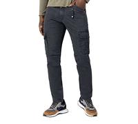 Timezone Pantalones Bentz Regulares para Hombre, Azul Tinta Oscuro., 36W/32L