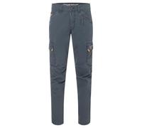 Timezone Pantalones cargo para hombre Regular ROGERTZ - Cintura media - Regular Fit, 30103 Washed Blue, 33W / 30L