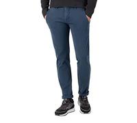 Timezone Pantalones Casuales para Hombre Slim Jannotz, Negro (Total Eclipse), 32W x 36L