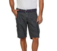 Timezone Pantalones cortos cargo para hombre con cinturón, corte regular, pantalones cortos MaguireTZ, bermudas, pantalones cortos cargo de verano, elásticos, 100% algodón, beige, gris, verde, azul,