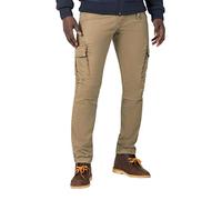 Timezone Regular Bentz Pantalón de Vestir, Timber Beige, 34W x 32L para Hombre