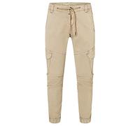 Timezone Regular Brooklyntz Pantalón de Vestir, Beige, 31W x 32L para Hombre