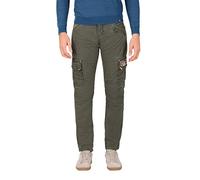 Timezone Regular Rogertz Pantaln, Madera de Oliva, 36W x 30L para Hombre