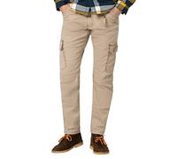 Timezone Regular Rogertz Pantalón de Vestir, Beige, 31W x 32L para Hombre