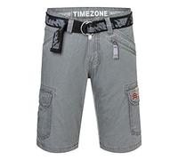 Timezone Regular RykerTZ Pantalones Cortos, Clear Grey, 28 para Hombre