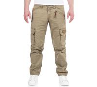 Timezone RogerTZ Roger - Pantalones cargo para hombre, estilo informal, azul caqui, 34W x 30L