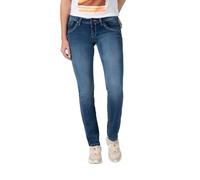 Timezone Slim Tahila-Vaqueros Rectos (Pierna Recta) Mujer Blau (Blue Denim Wash 3041) W33/L34
