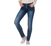 Timezone Vaqueros Enya para Mujer Ajustados, Azul (Blue Patriot Wash 3624), 30W / 32L