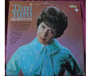 Timi Yuro - Timi Yuro "HURT!!!!!!!" Original 1961 Liberty Records LRP-3208 Mono Vinyl Lp Record EX