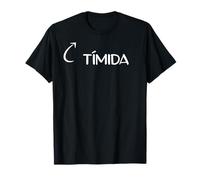 Tímida Divertido Timidez Personaje Camiseta