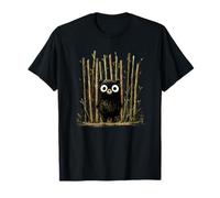 Tímido Oso Negro en Bosque Bosque Aventura Infantil Camiseta