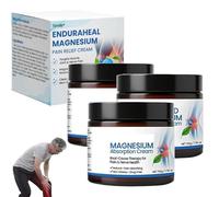 Timilk EnduraHeal Crema de magnesio para aliviar el dolor - Terapia profesional para articulaciones y huesos, alivio eficaz para espalda, cuello, manos, rodillas, 50 g, magnesio natural (3pcs)