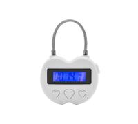 Timing lock, 57g white, USB long battery life, suitable for travel security
