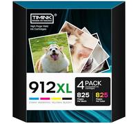 Timink 912 XL Cartuchos de Tinta Compatibles con HP OfficeJet 8010,4 Pack | Compatibles con HP OfficeJet 8010 8012 8013 8014 8015 8017 8018 y HP OfficeJet Pro 8022 8023 8024 8025 8030