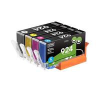 Timink 924XL (con Chip) Compatible para HP OfficeJet Pro 8120,4 Pack