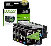 Timink LC527 Cartuchos de impresora compatibles con Brother LC527 LC527VAL LC527XL Cartuchos para Brother MFC-J4550DW MFC-J4350DW (4 unidades)
